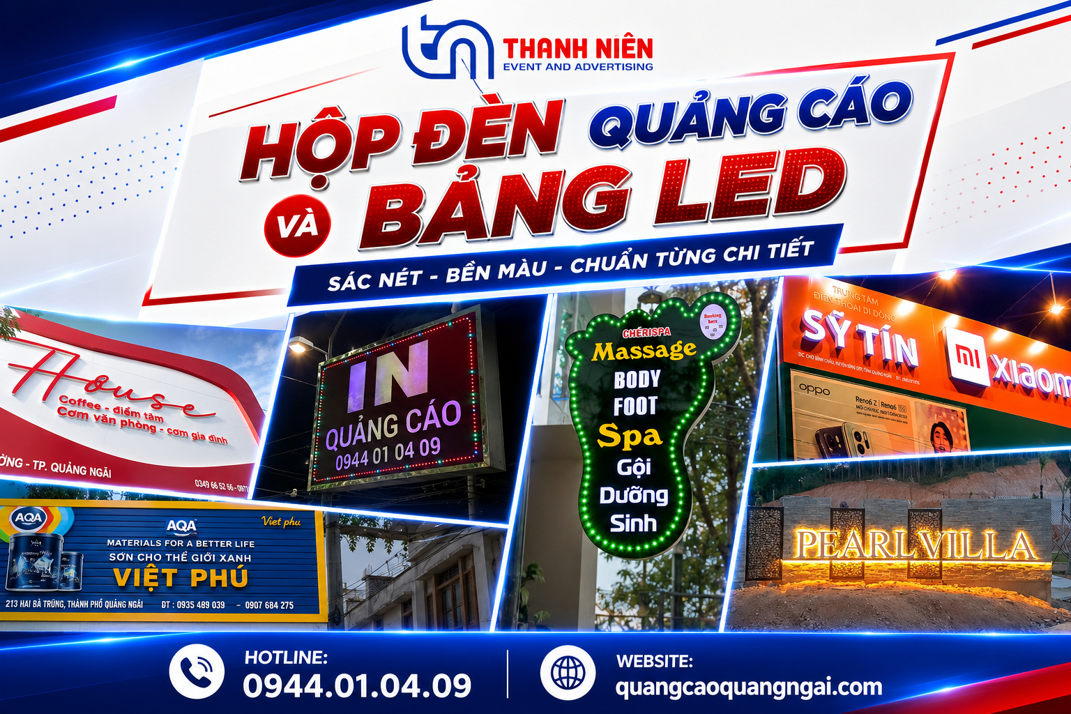 Hộp đèn quảng cáo – bảng LED