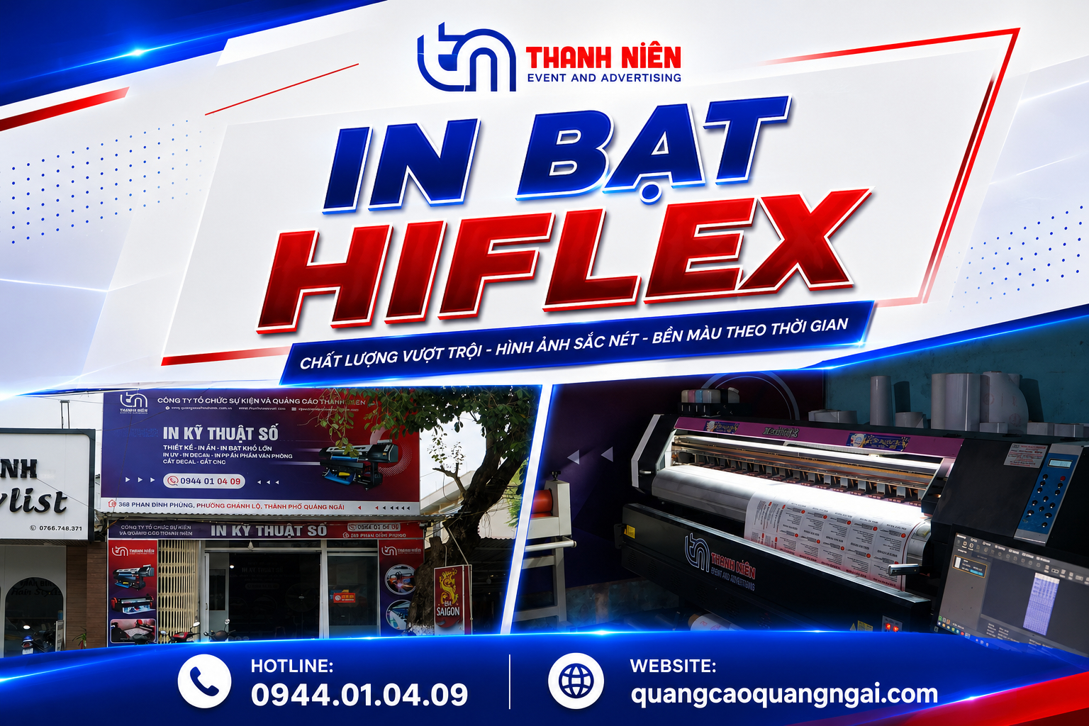 Dịch vụ In bạt Hiflex
