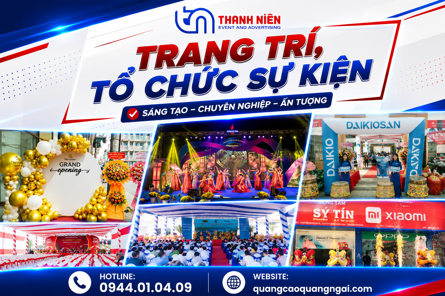 Trang trí, tổ chức sự kiện