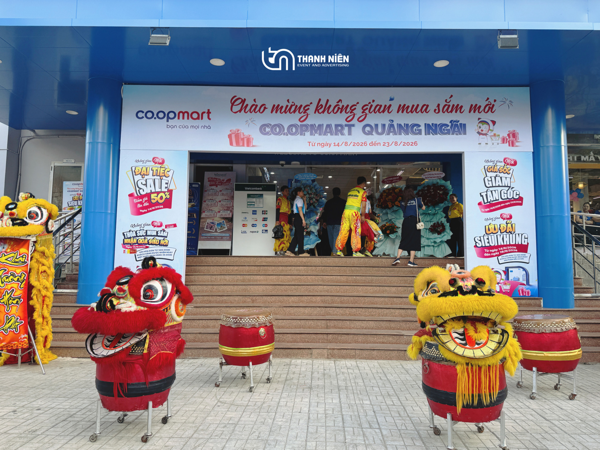 khai trương Co.op mart