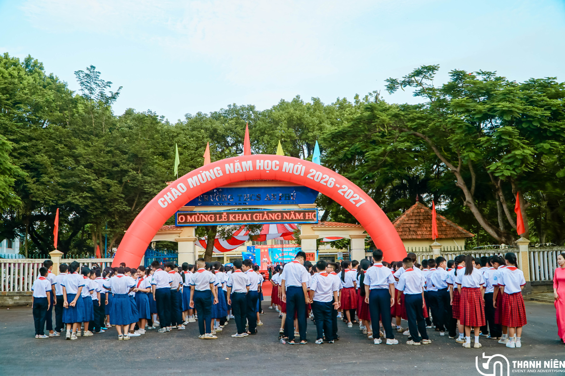 khai giảng trường THCS An Phú
