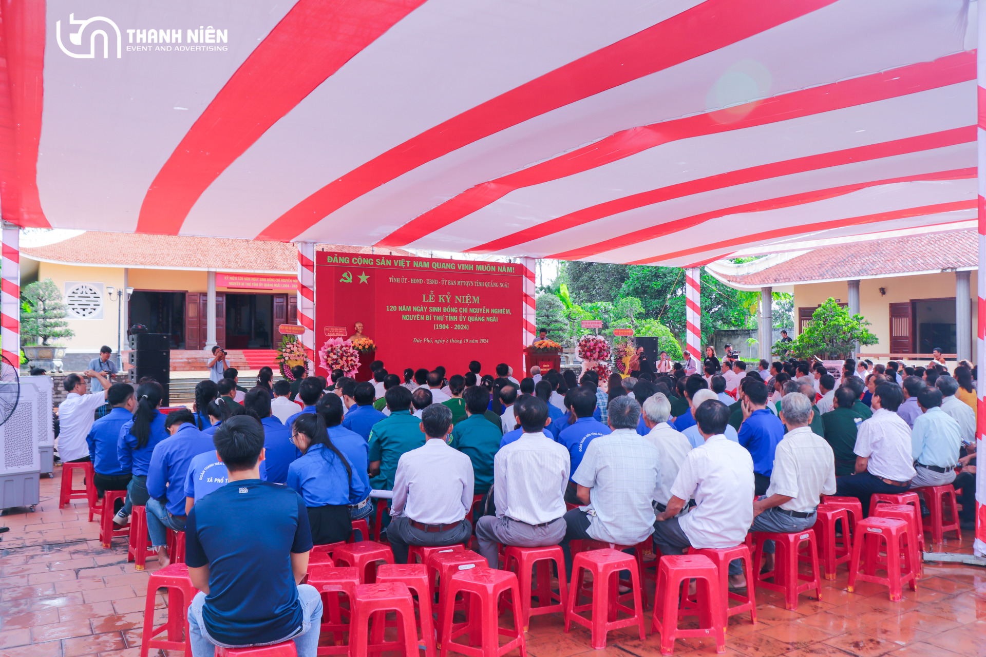 Lễ kỷ niệm 120 năm ngày sinh đồng chí Nguyễn Nghiêm, nguyên Bí thư Tỉnh ủy Quảng Ngãi