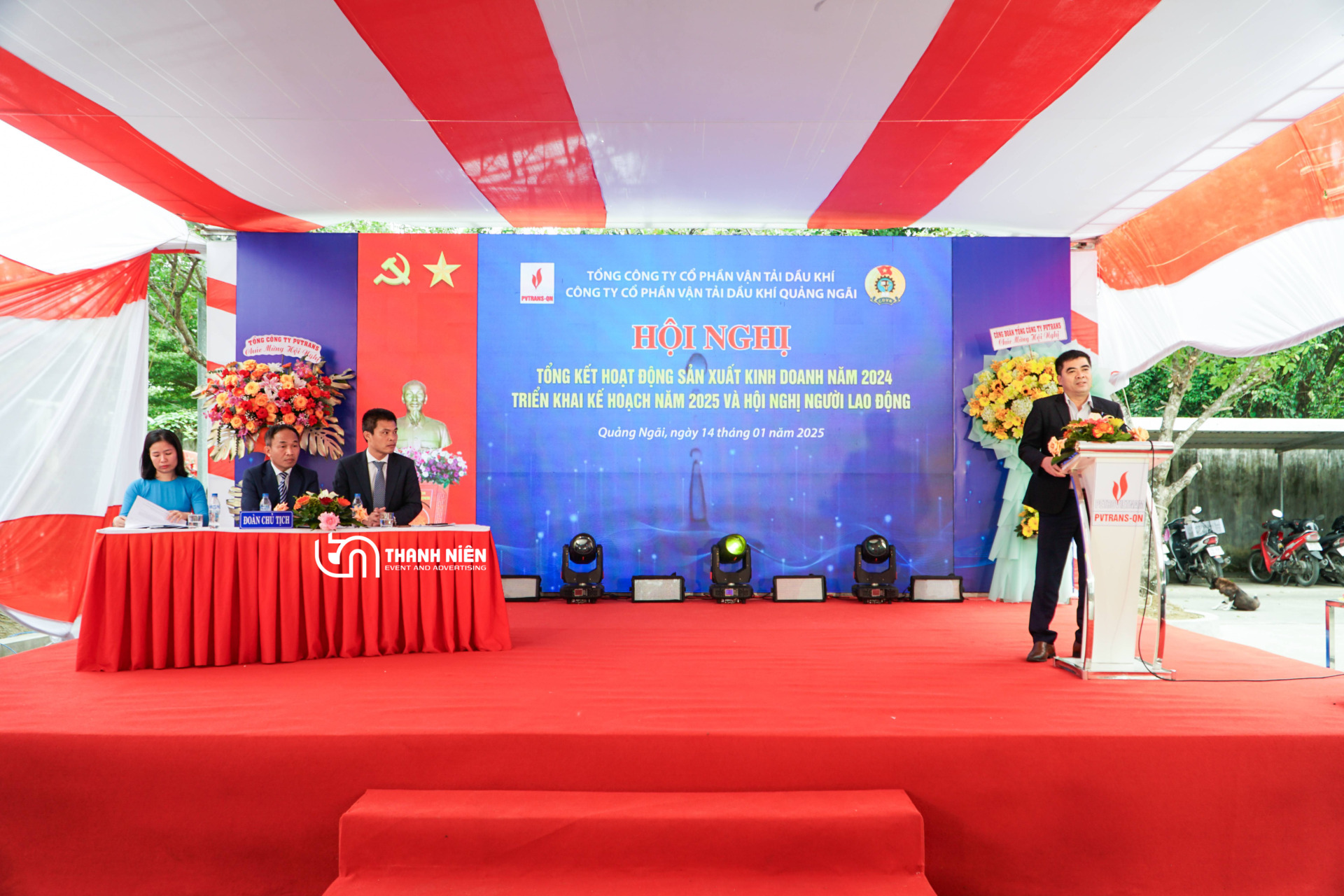 Hội nghị Người lao động của Công ty Cổ phần Vận tải Dầu khí Quảng Ngãi