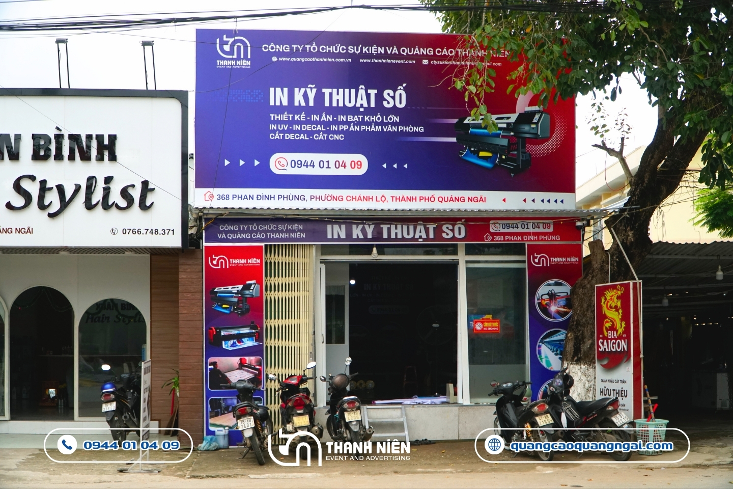 Thanh Niên Event chuyên In ấn quảng cáo kỹ thuật số khổ lớn